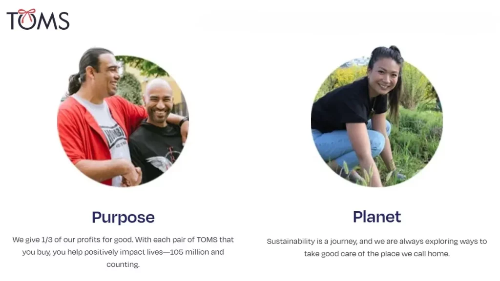 Toms purpose driven approach