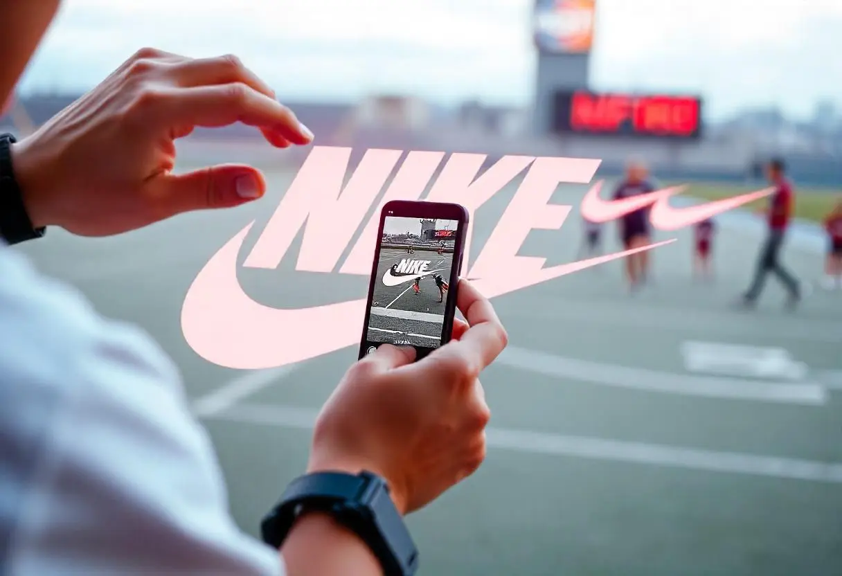 Use of Augmented Reality for brand Nike